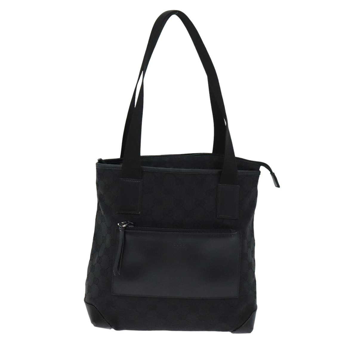 Gucci Gg Canvas Black Canvas Tote Bag ()