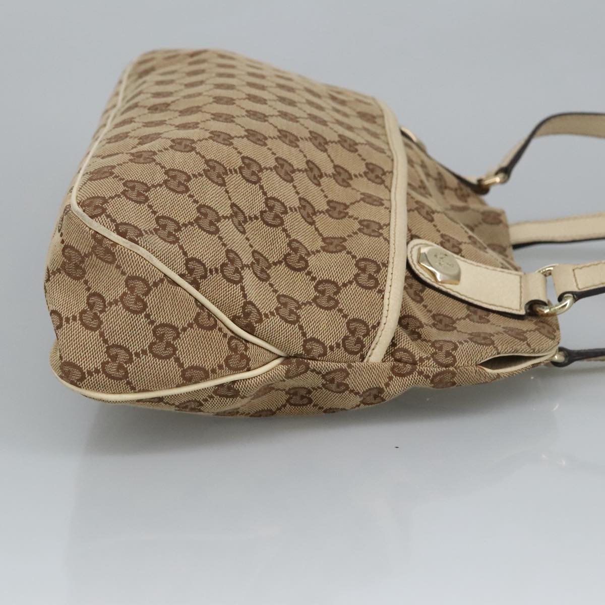 Gucci Beige Canvas Tote Bag