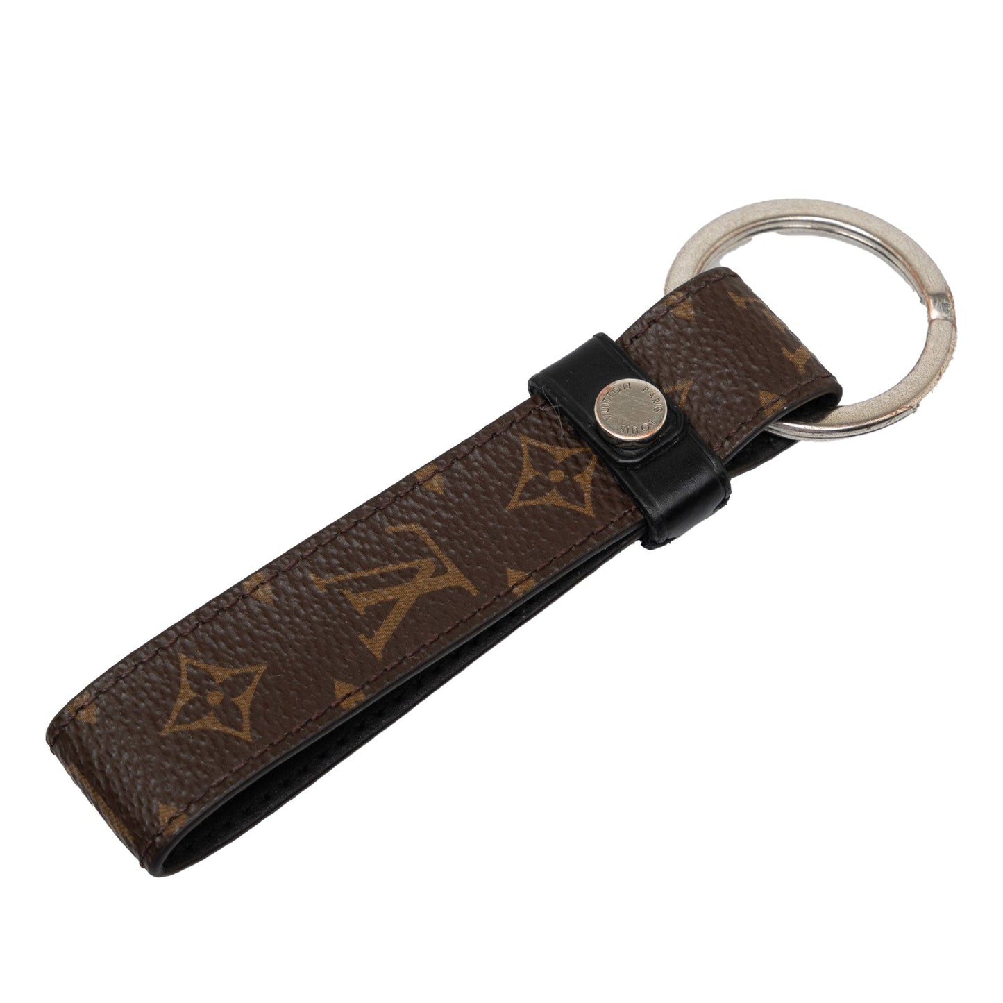 Brown Louis Vuitton Monogram Dragonne Key Chain