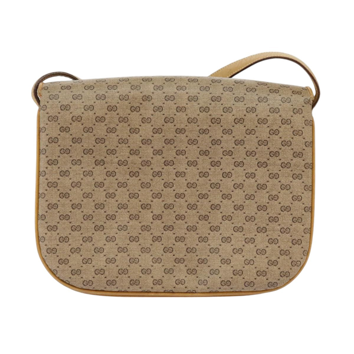 Gucci Micro Small Gg Canvas Beige Canvas Shoulder Bag