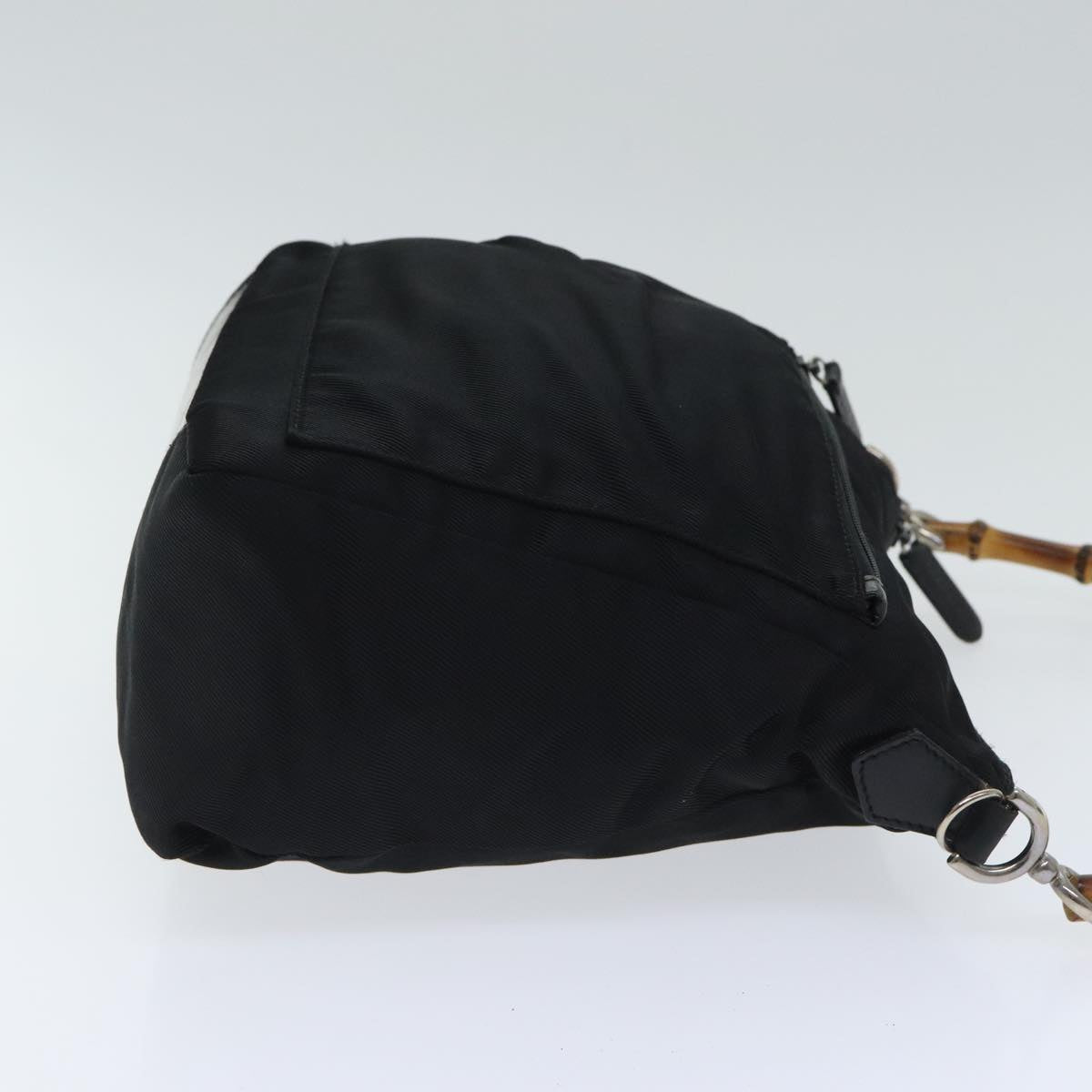Gucci Bamboo Black Synthetic Handbag