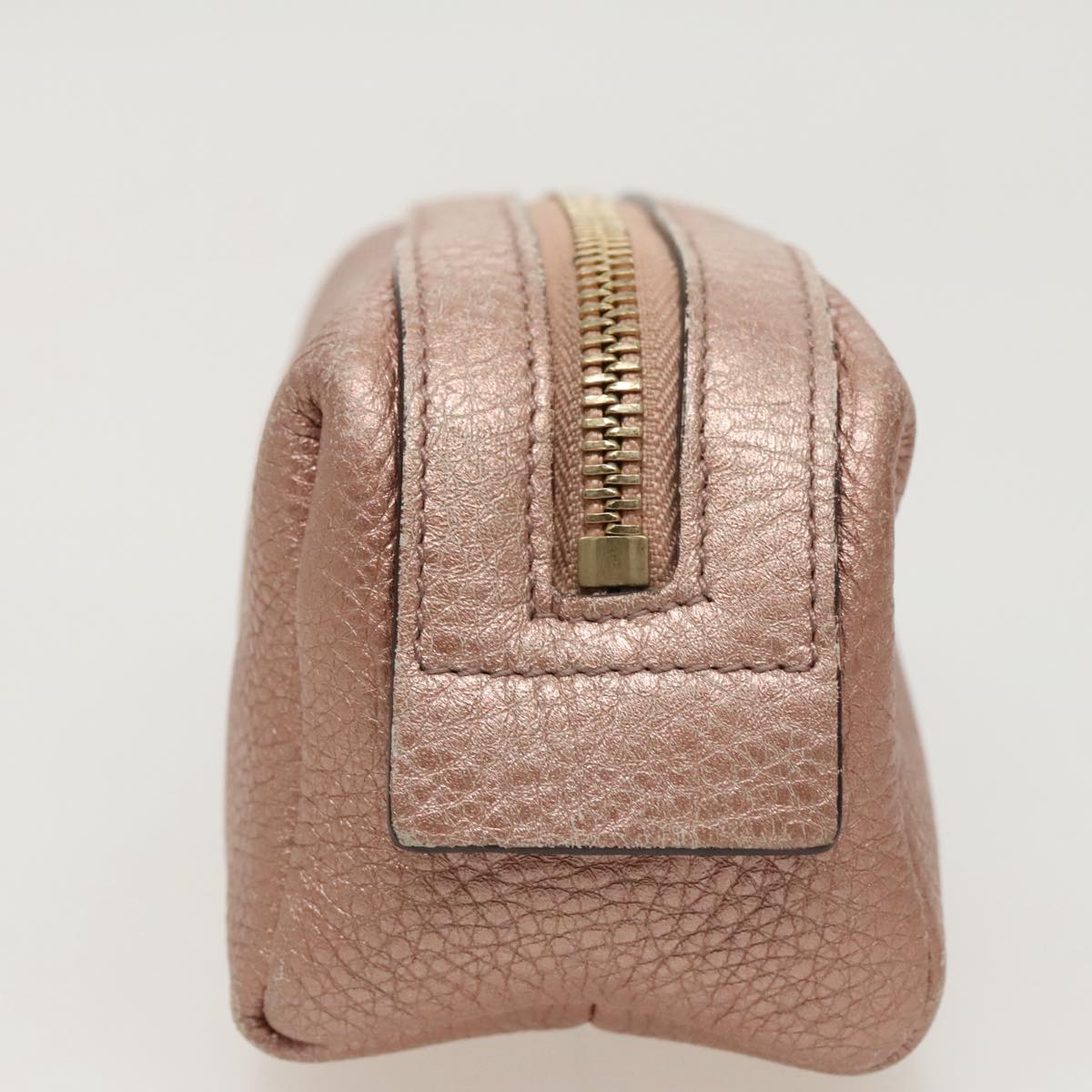 Gucci Soho Gold Leather Clutch Bag