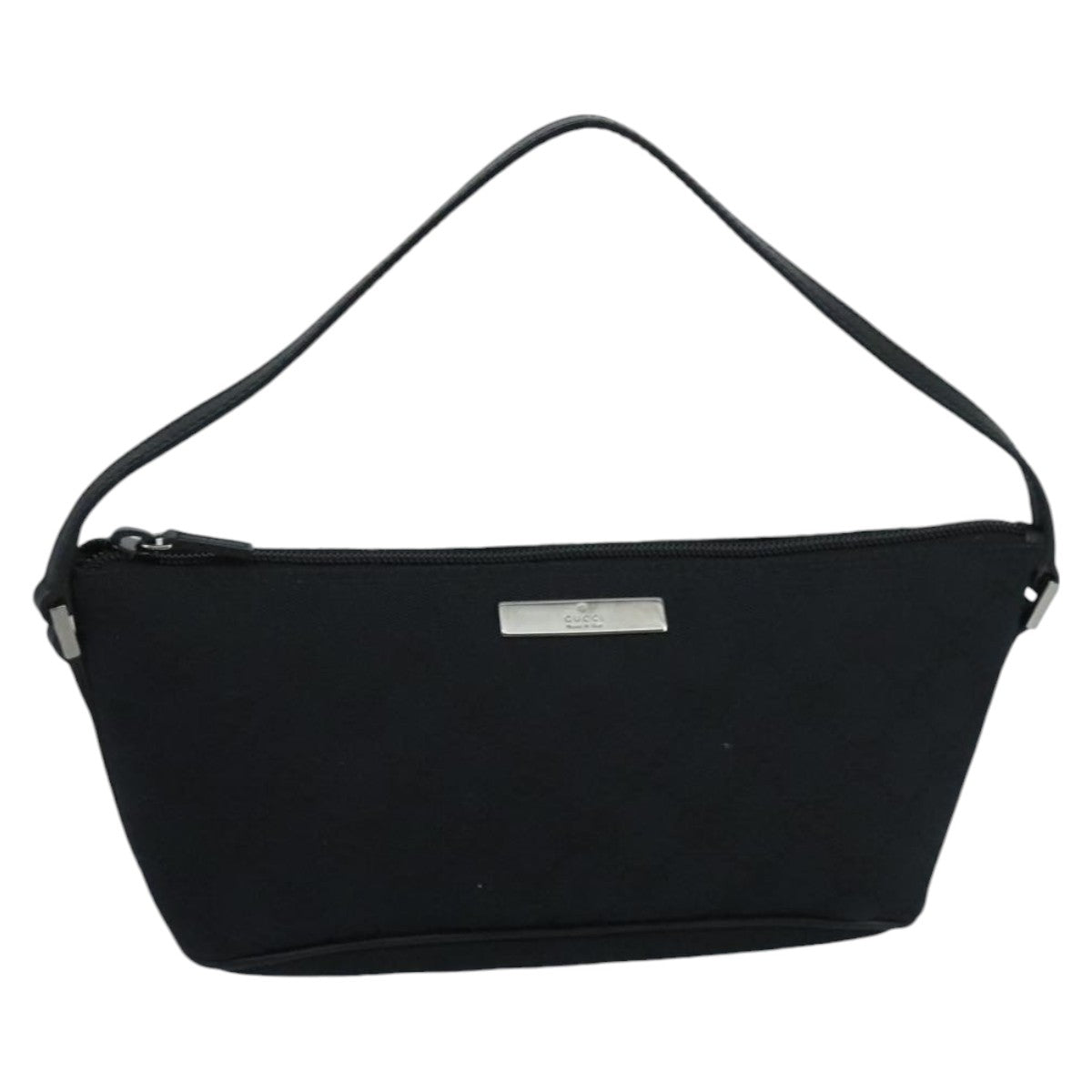 Gucci Black Canvas Clutch Bag ()