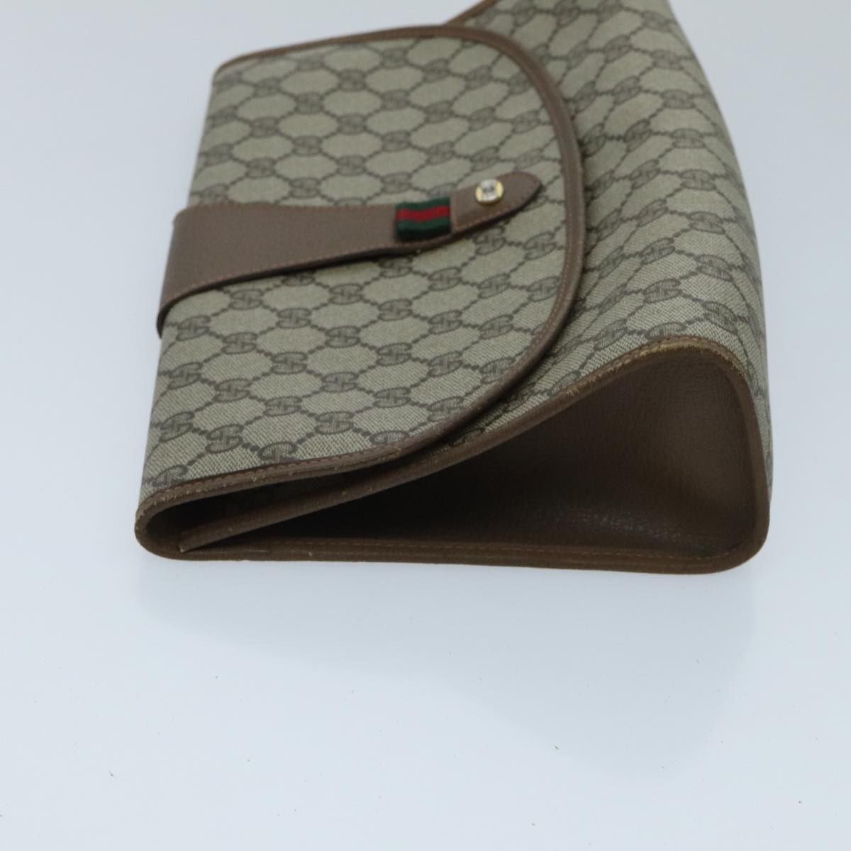Gucci Beige Canvas Clutch Bag