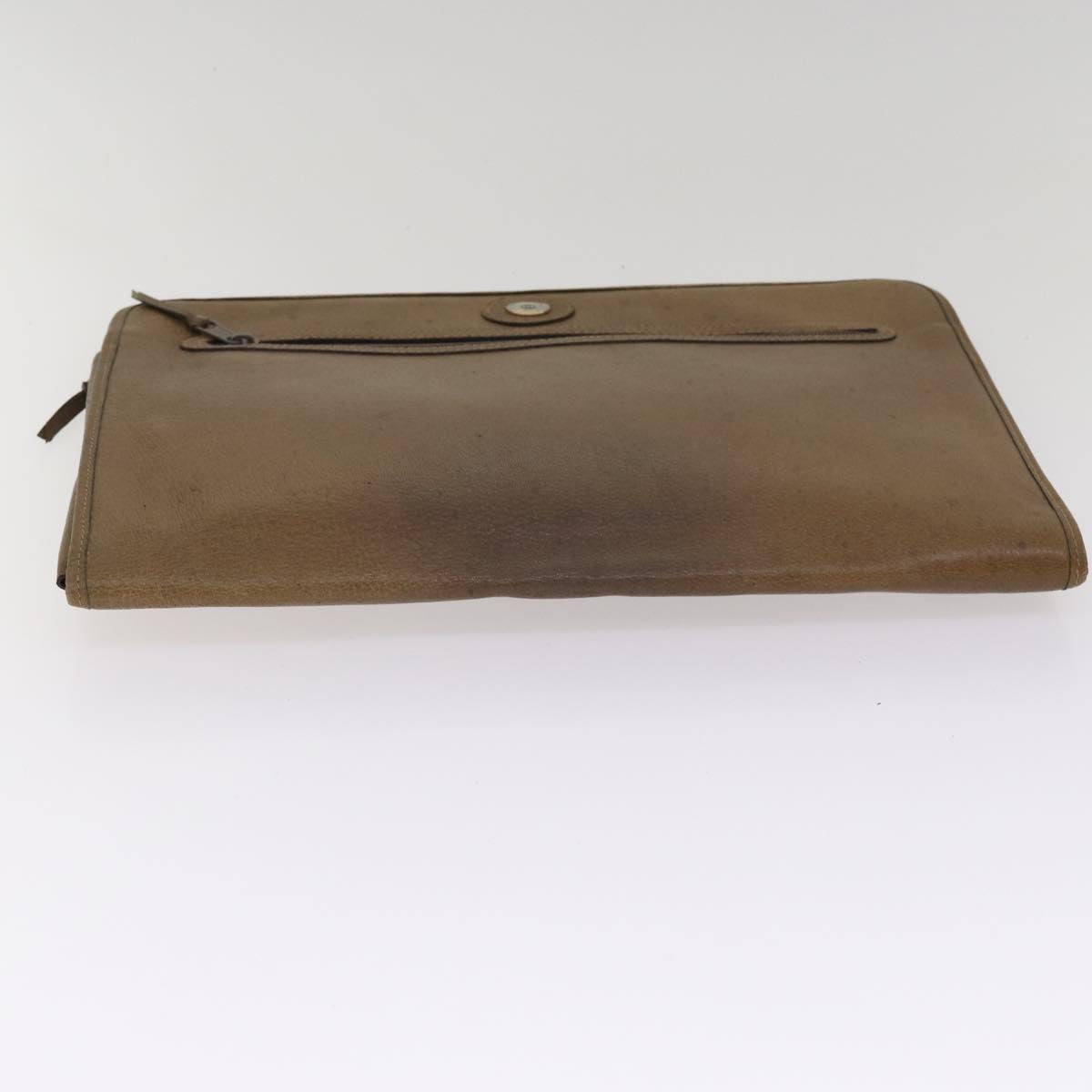 Gucci Document Bag Brown Leather Clutch Bag