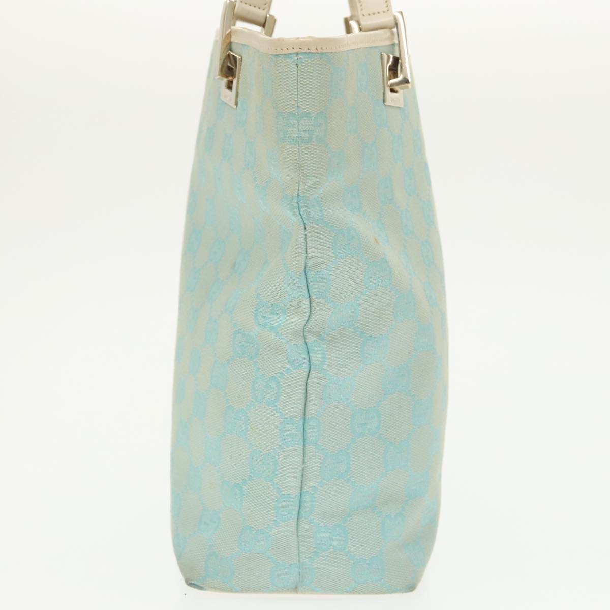 Gucci Gg Canvas Blue Canvas Tote Bag
