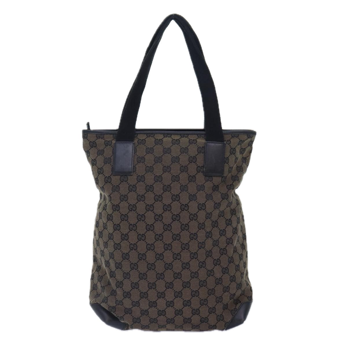 Gucci Brown Canvas Tote Bag