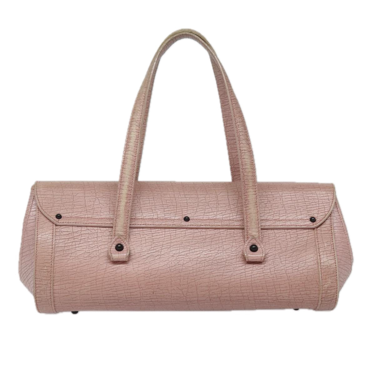 Gucci Bamboo Pink Leather Handbag