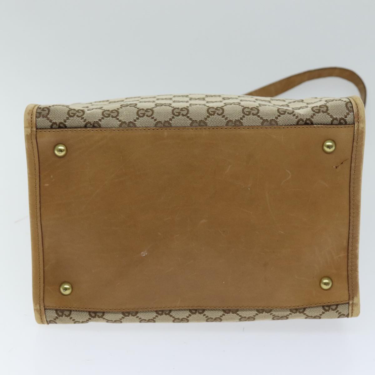 Gucci Gg Canvas Beige Canvas Tote Bag