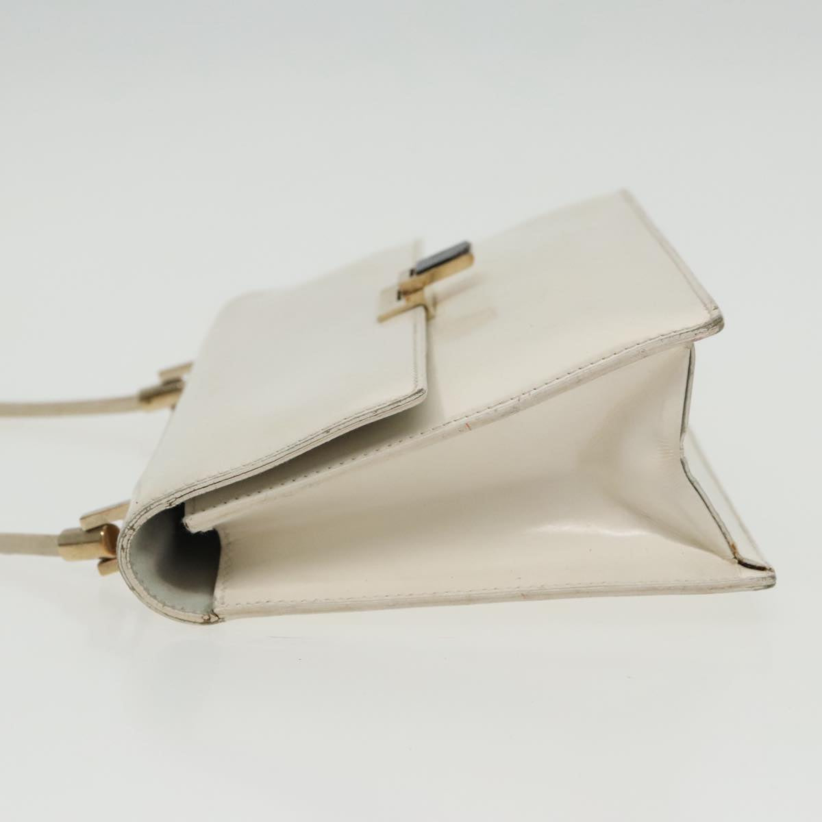 Gucci White Leather Shoulder Bag