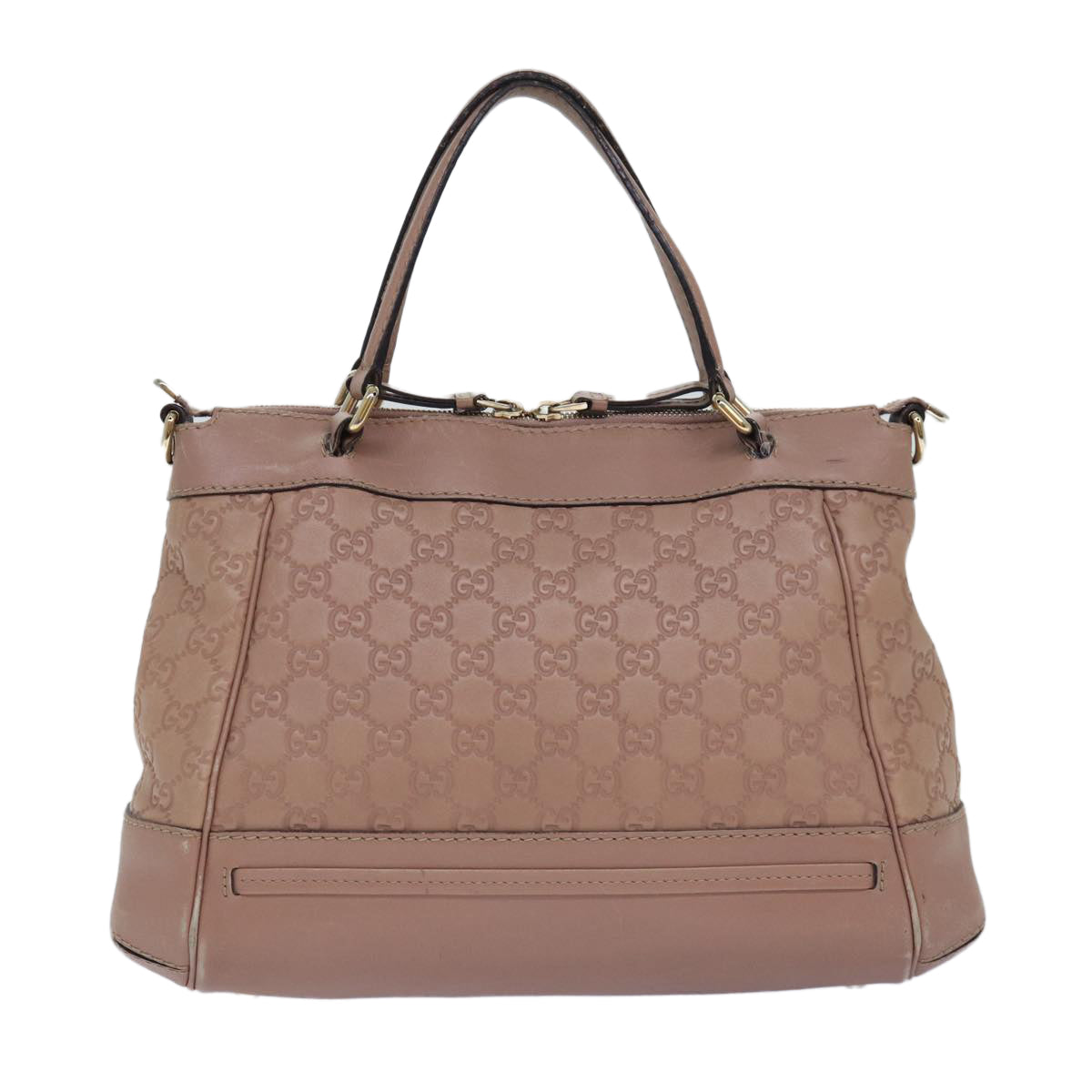 Gucci Guccissima Pink Canvas Handbag