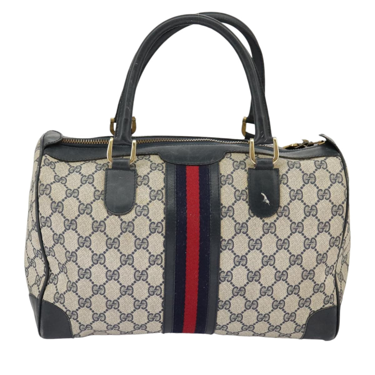 Gucci Sherry Beige Canvas Shoulder Bag