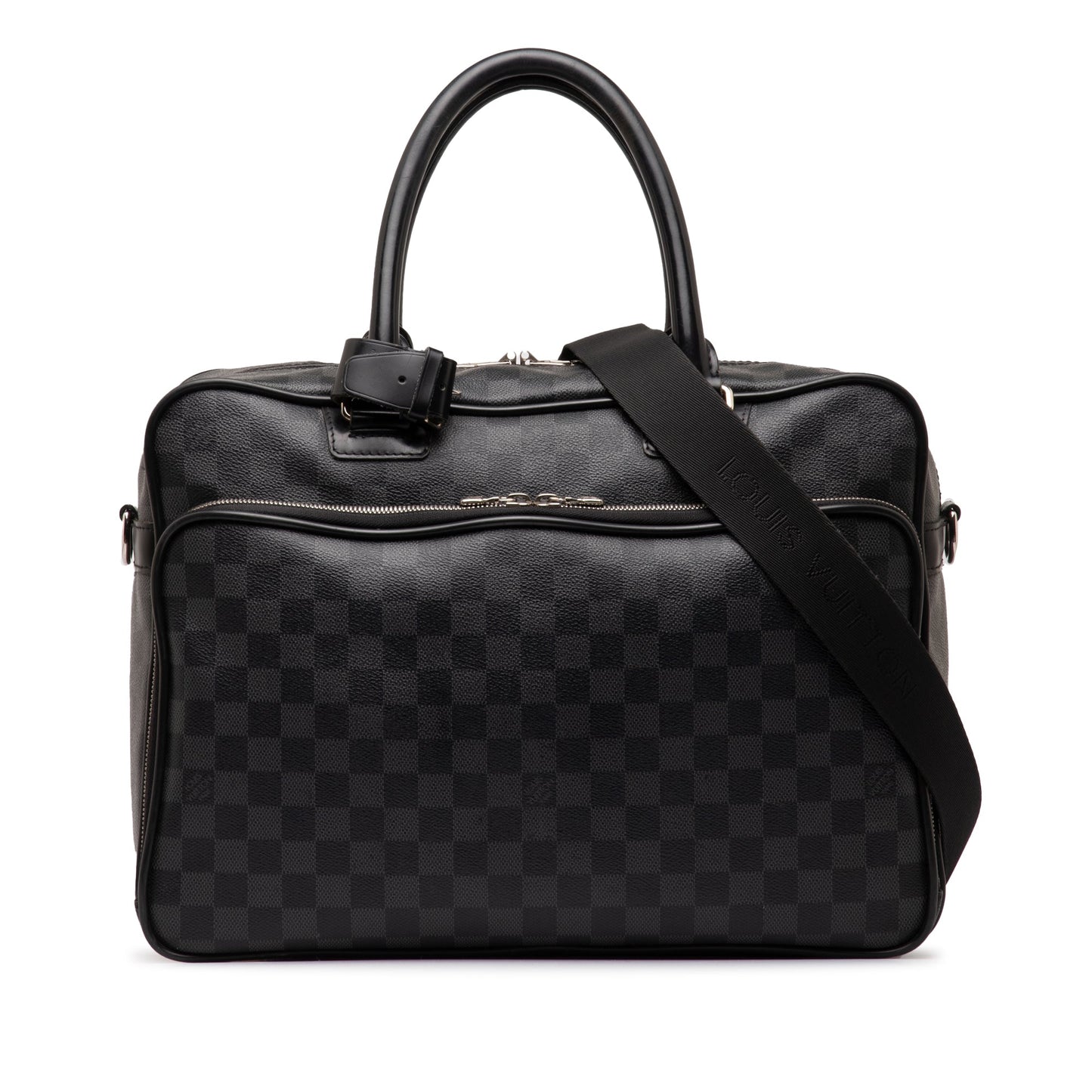 Black Louis Vuitton Damier Graphite Icare Business Bag