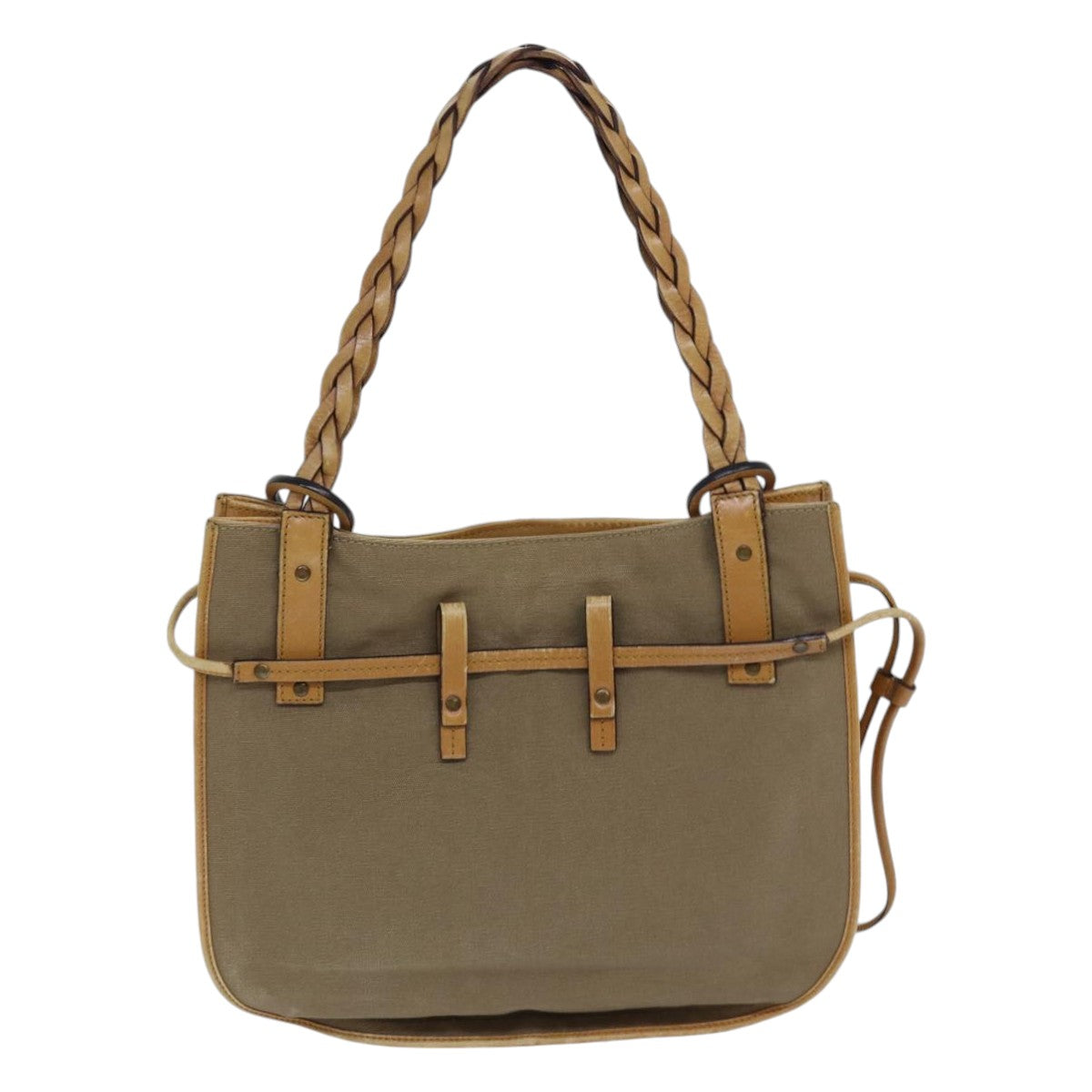 Gucci Beige Canvas Handbag