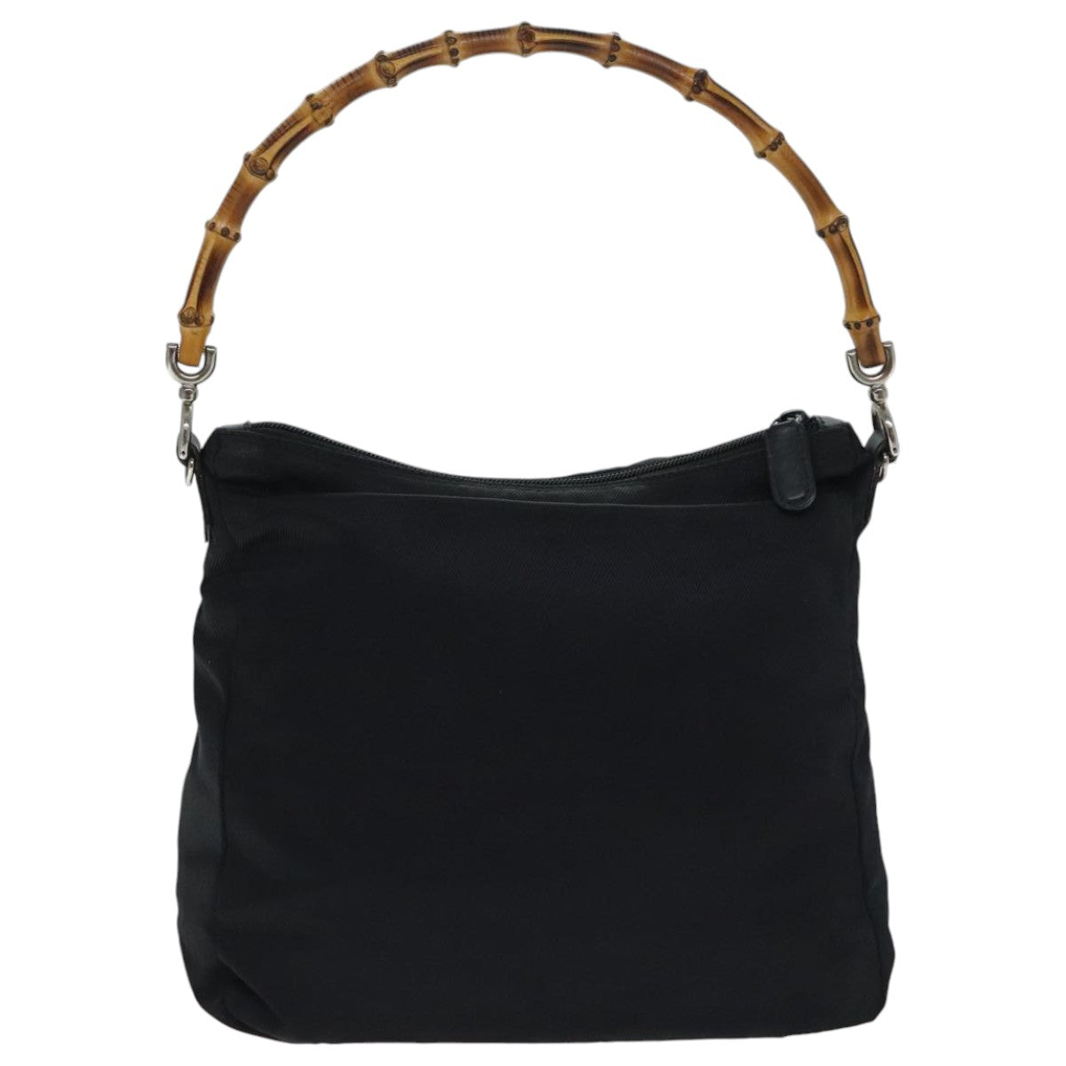 Gucci Bamboo Black Synthetic Handbag