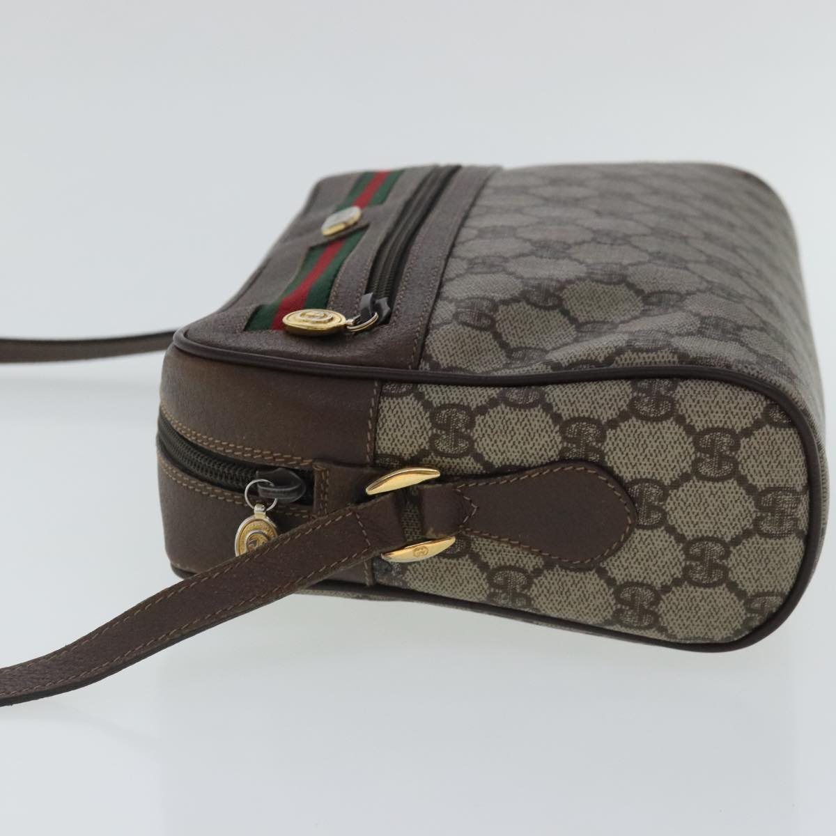 Gucci Beige Canvas Shoulder Bag