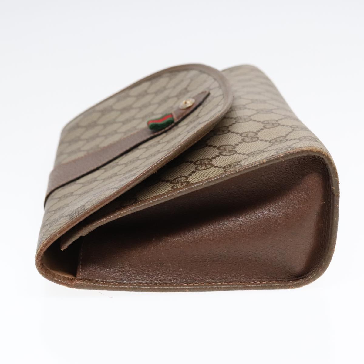 Gucci Beige Canvas Clutch Bag