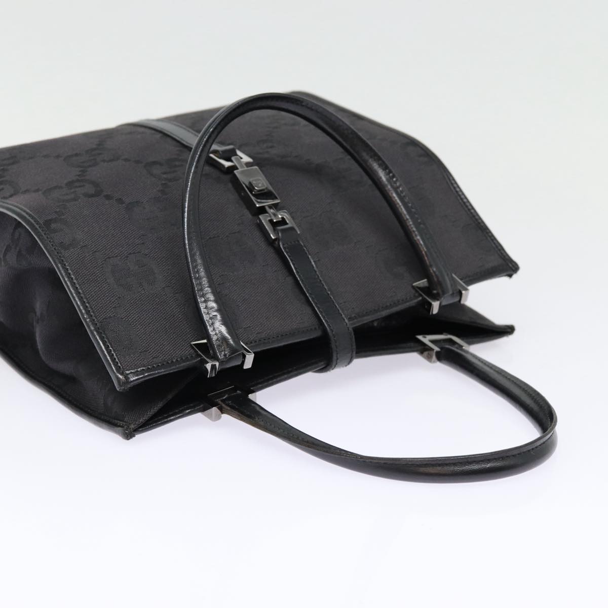 Gucci Gg Canvas Black Canvas Handbag
