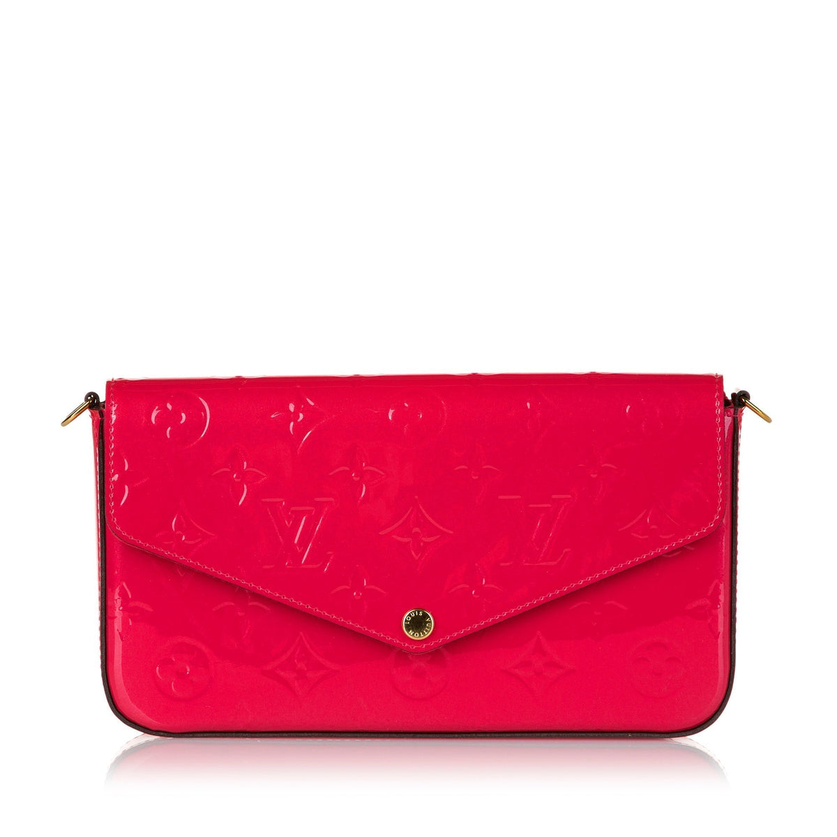 Louis Vuitton Pochette Felicie Pink Monogram Vernis