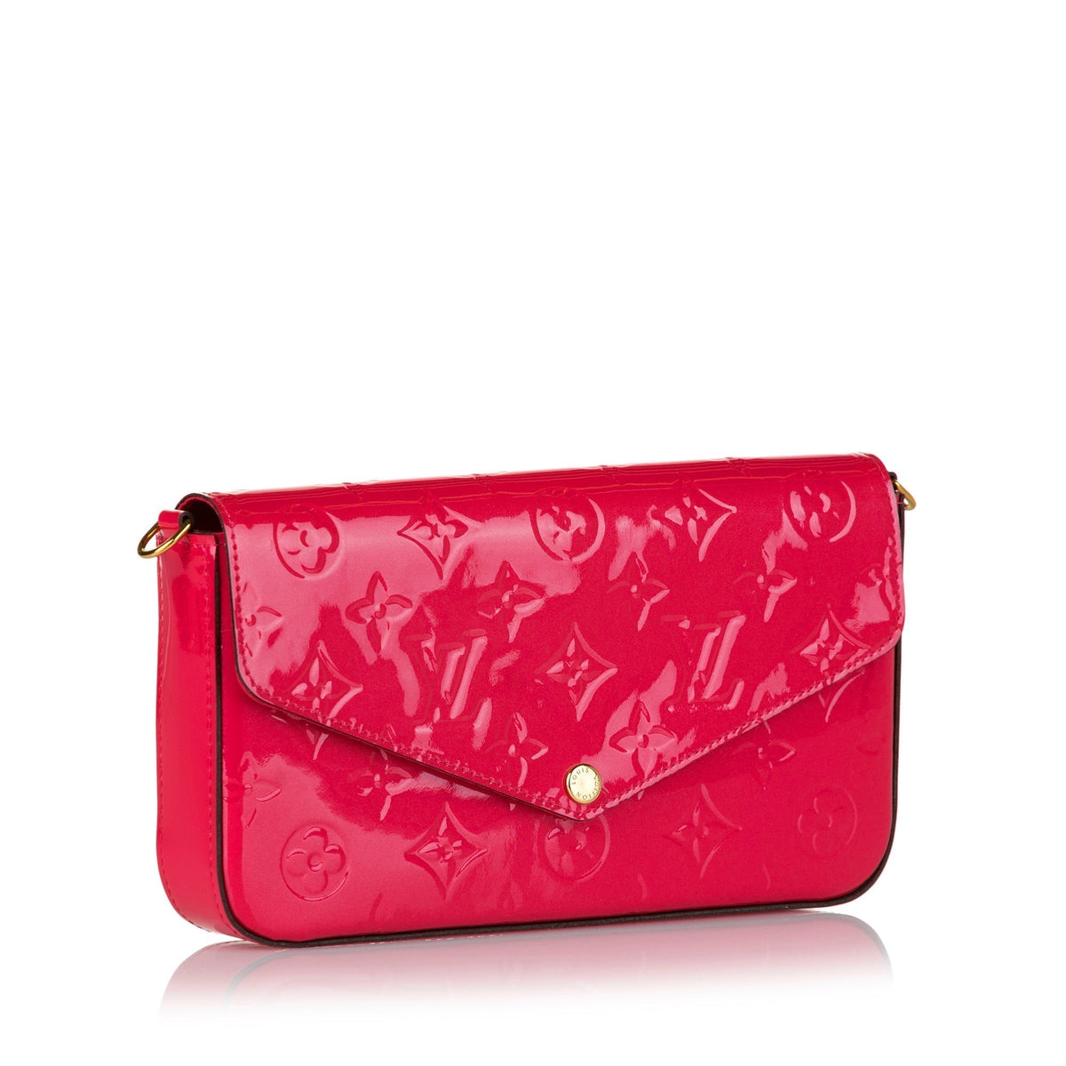 Louis Vuitton Pochette Felicie Pink Monogram Vernis