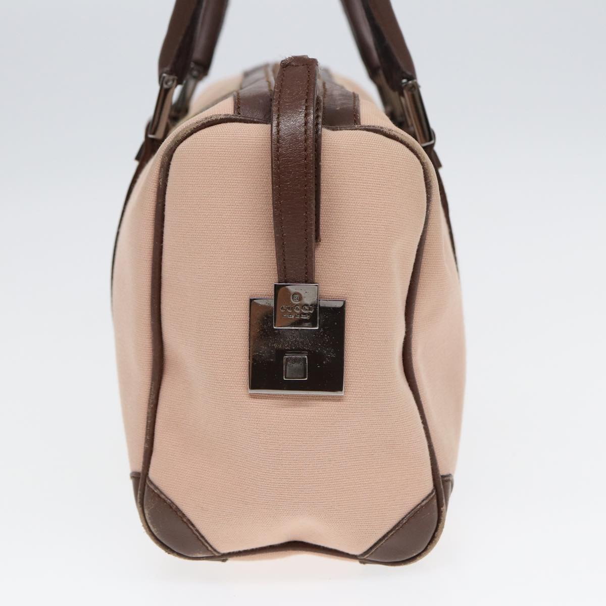 Gucci Web Pink Canvas Handbag