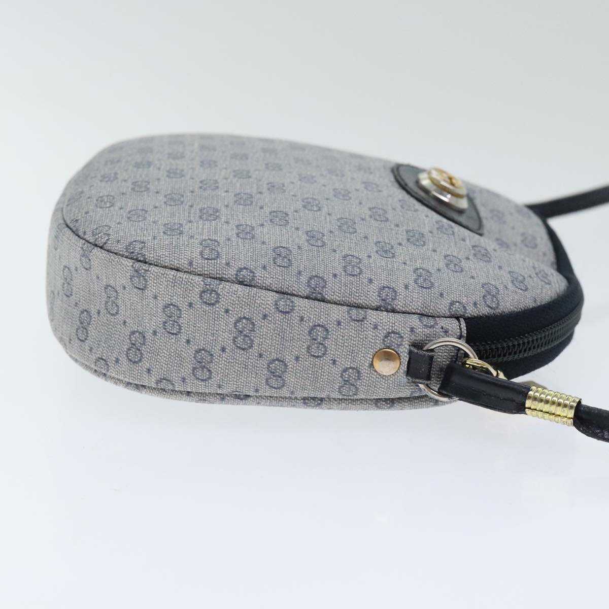 Gucci Navy Canvas Shoulder Bag
