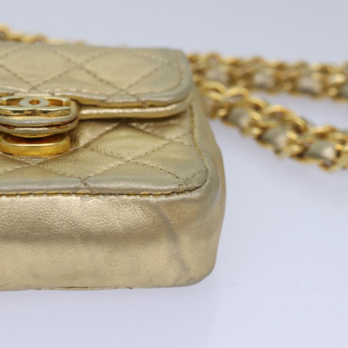 CHANEL Mini matelasse Shoulder Bag