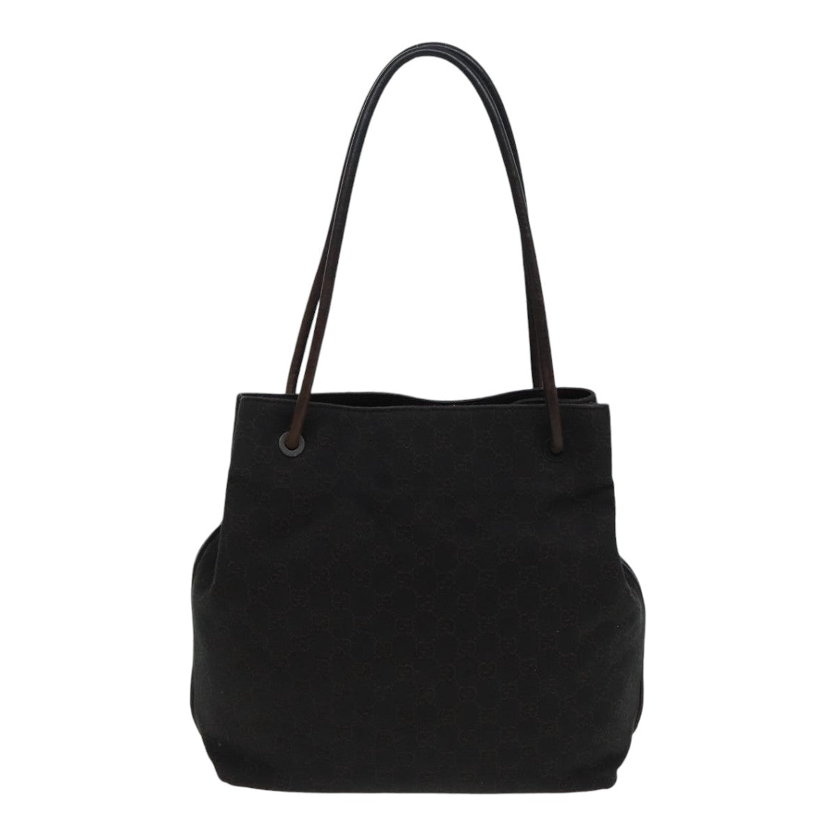 Gucci Gg Canvas Black Canvas Shoulder Bag