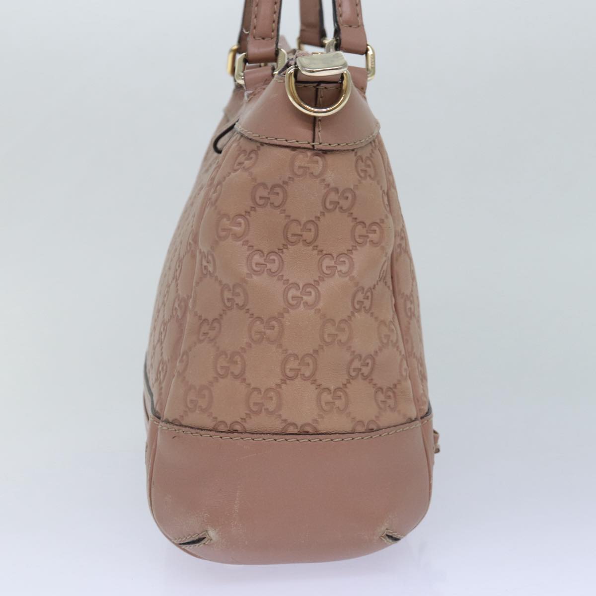 Gucci Guccissima Pink Canvas Handbag