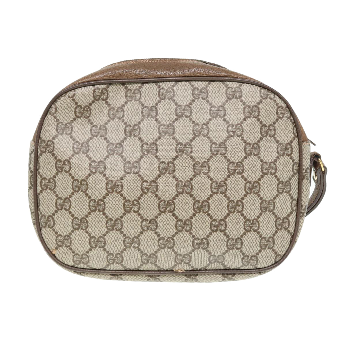 Gucci Gg Supreme Beige Plastic Clutch Bag