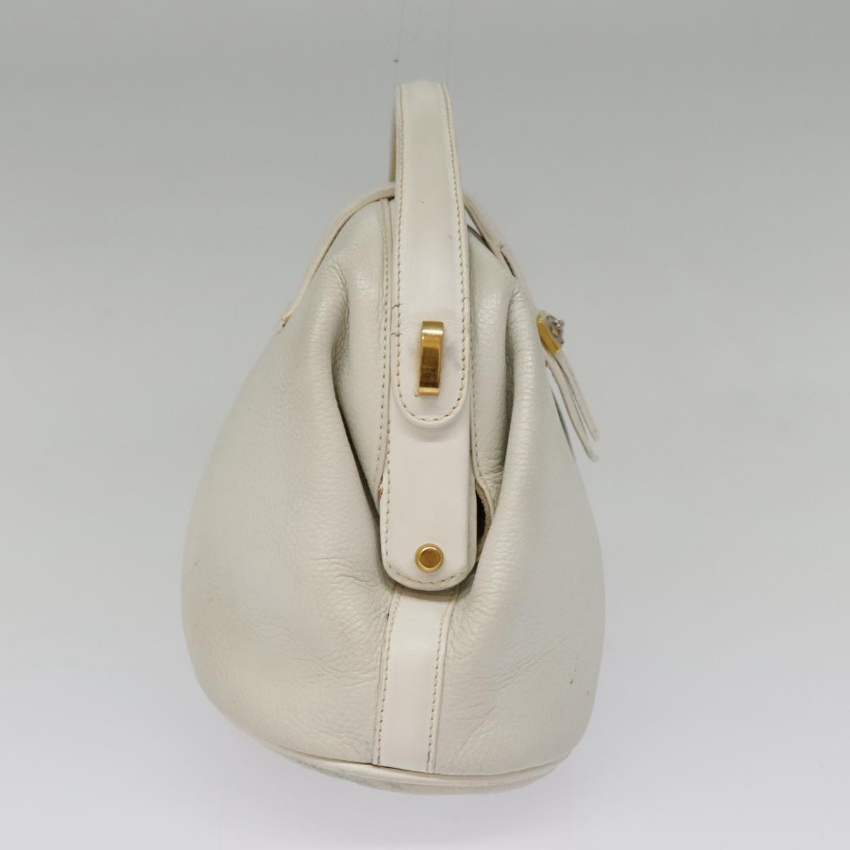 Gucci White Leather Shoulder Bag
