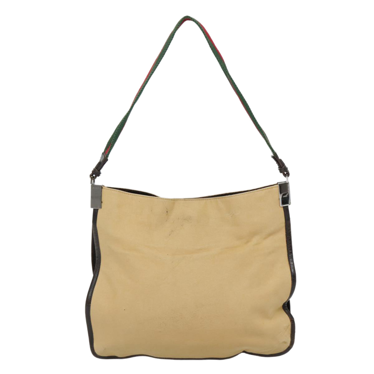 Gucci Beige Canvas Shoulder Bag
