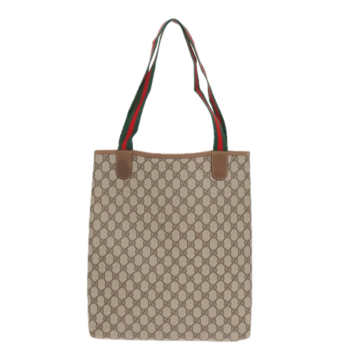 Gucci Sherry Beige Canvas Tote Bag