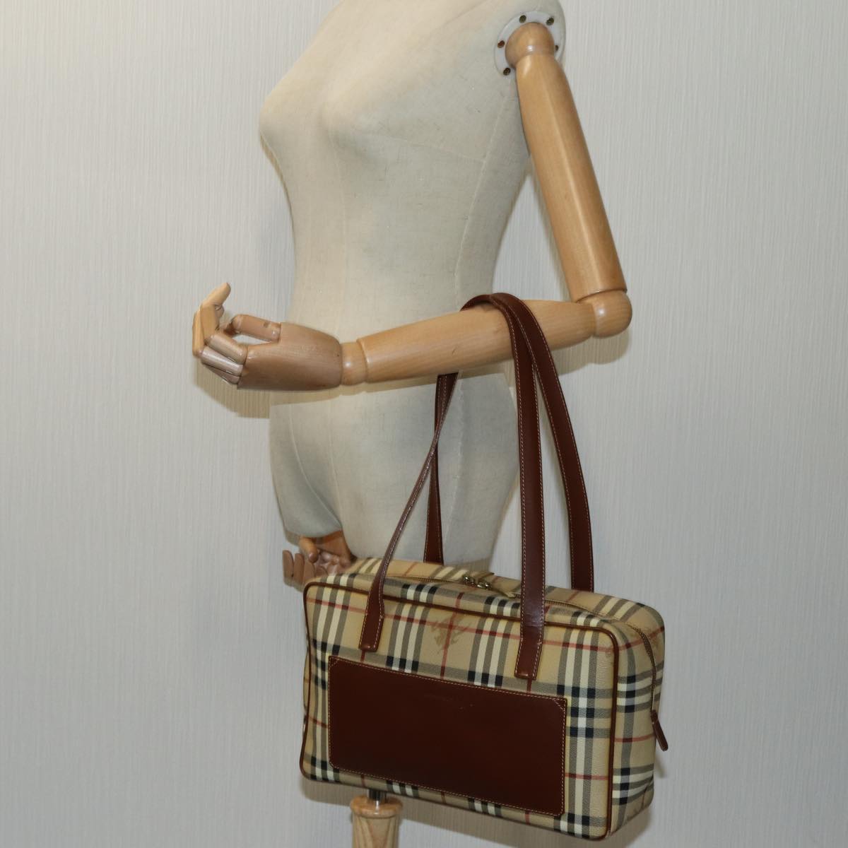 BURBERRY Nova Check Shoulder Bag