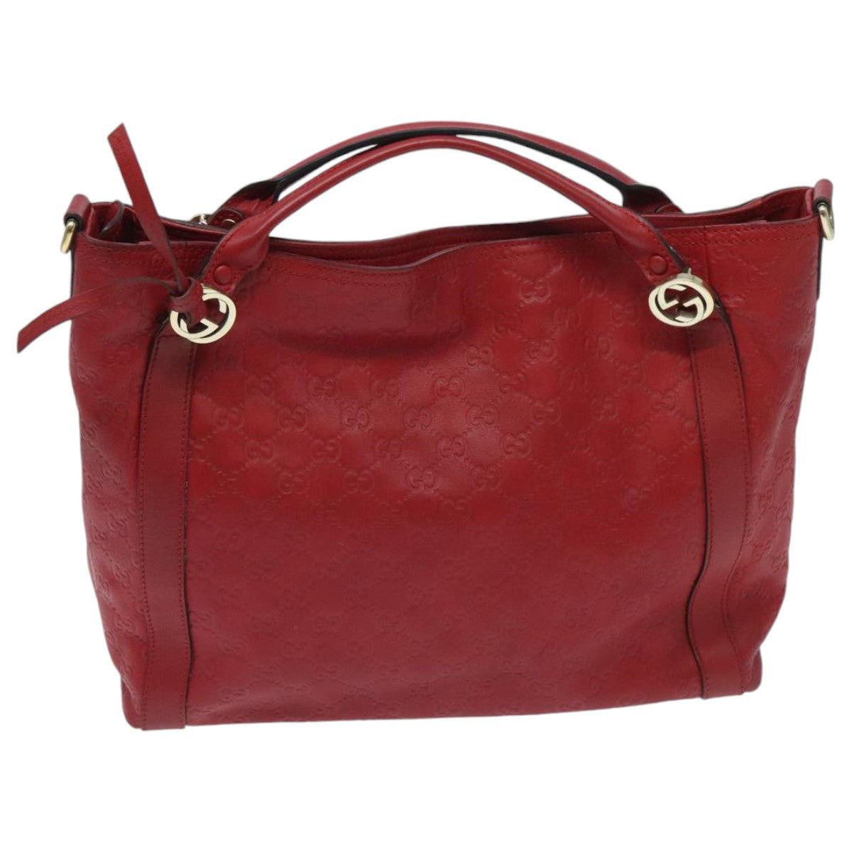 Gucci Miss Gg Red Leather Handbag