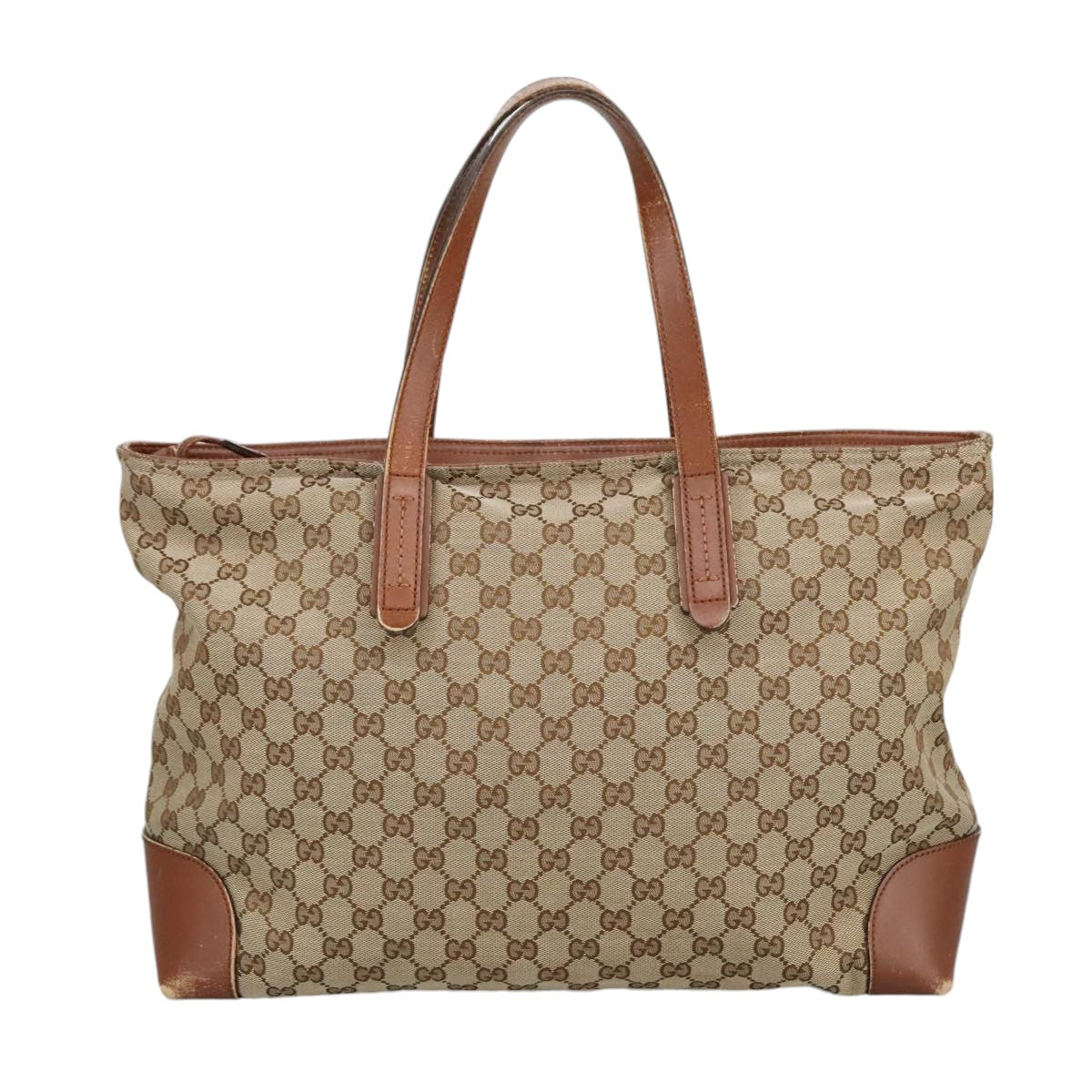 Gucci Beige Canvas Tote Bag