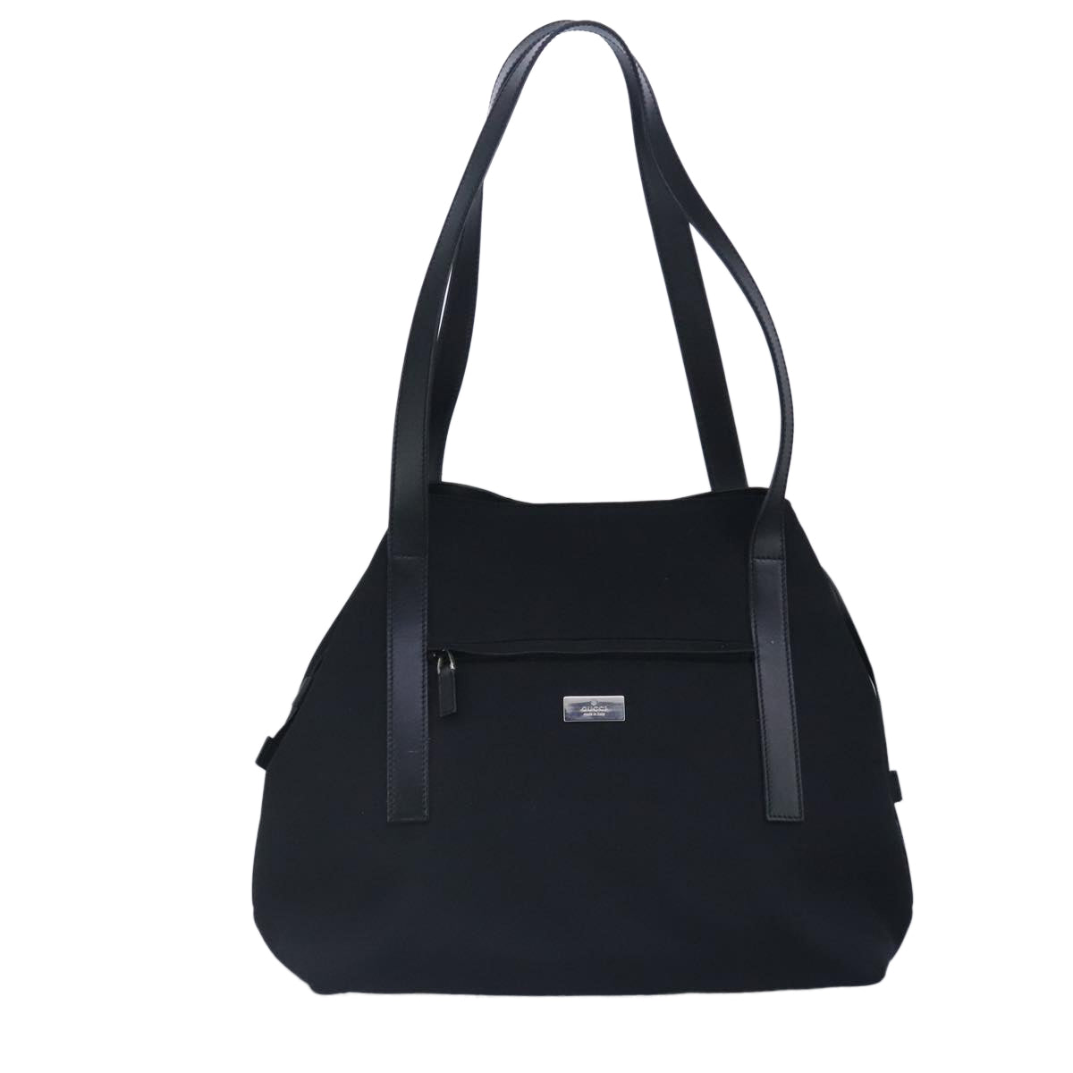 Gucci Black Canvas Shoulder Bag ()