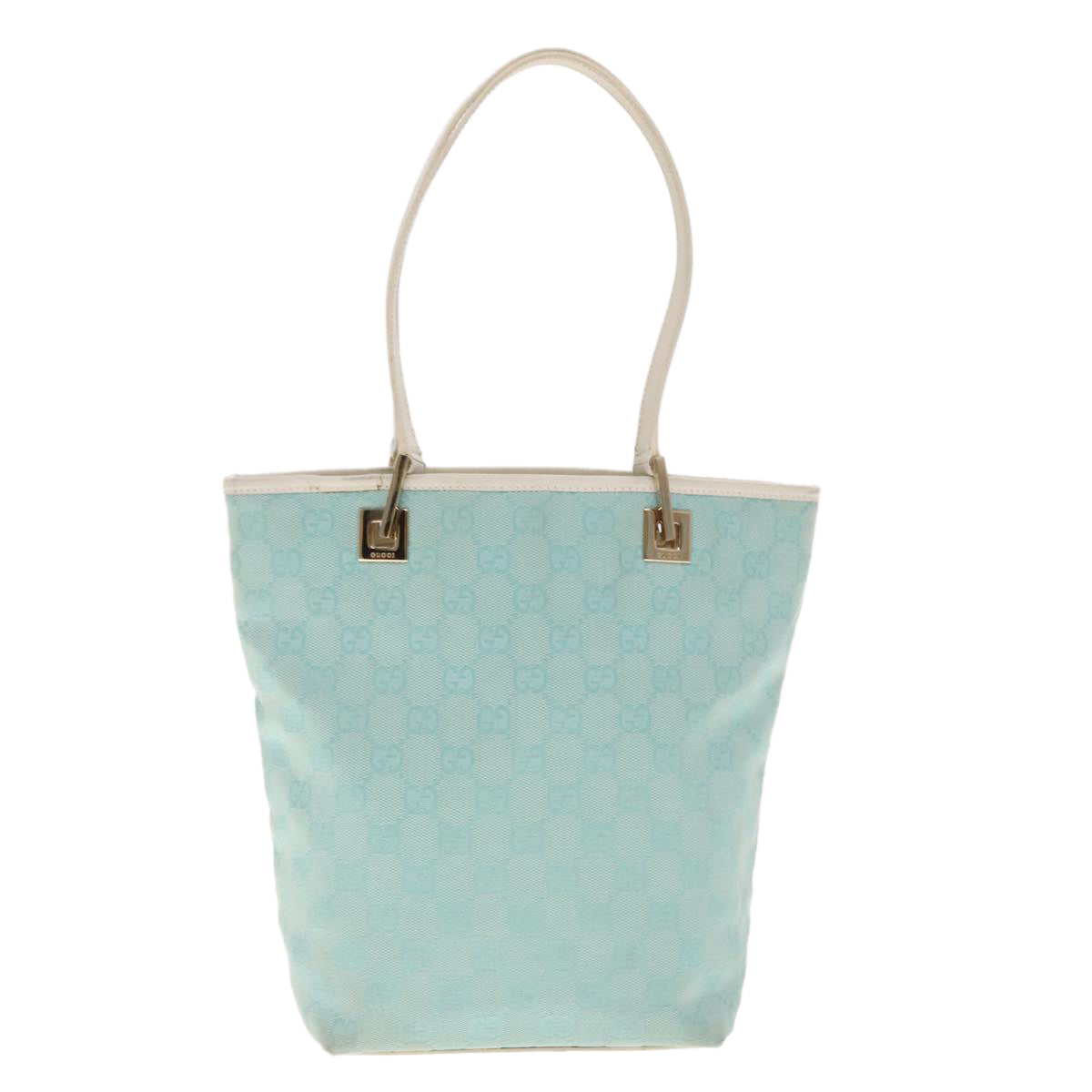 Gucci Blue Canvas Tote Bag