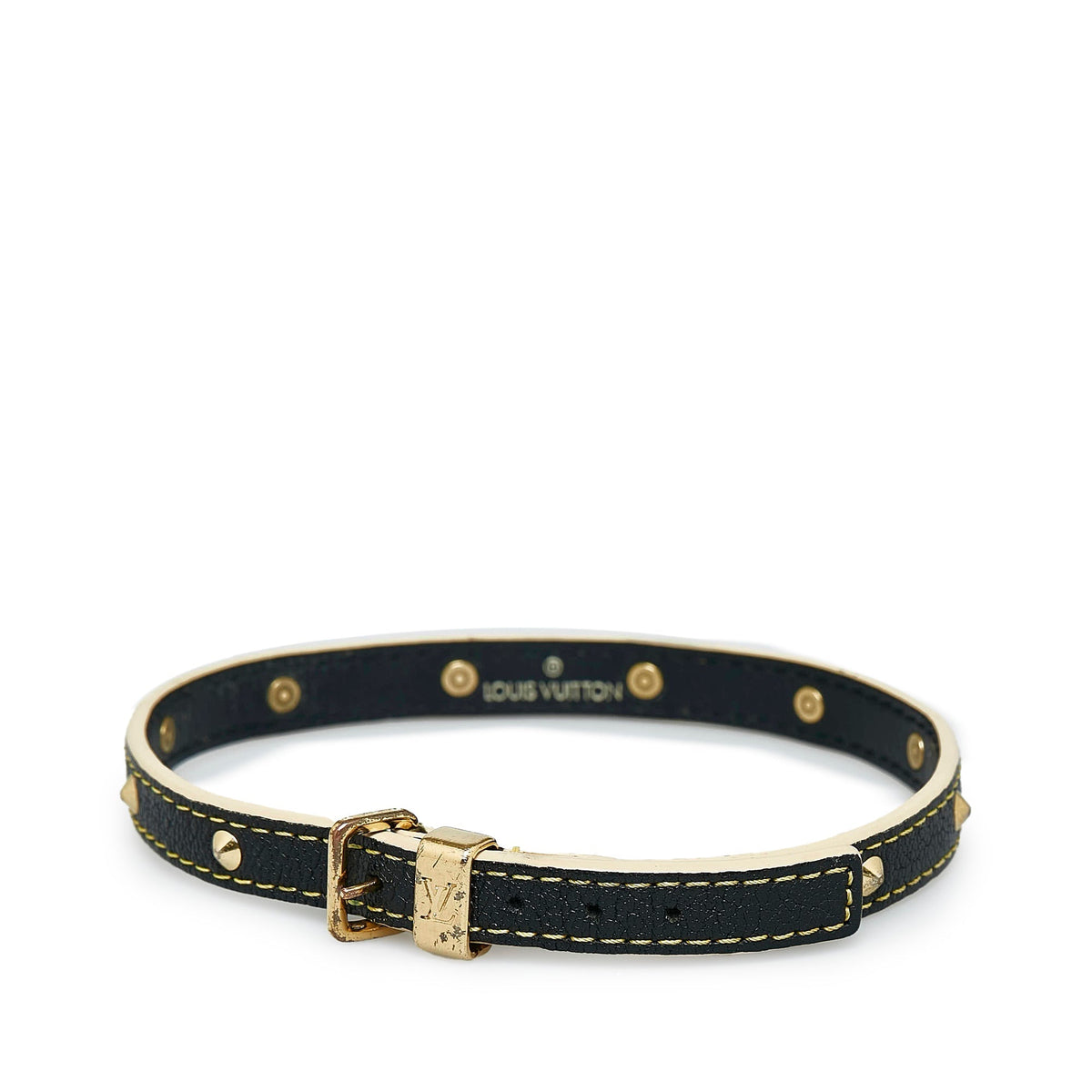 LOUIS VUITTON Studded Suhali Wrap Bracelet Costume Bracelet