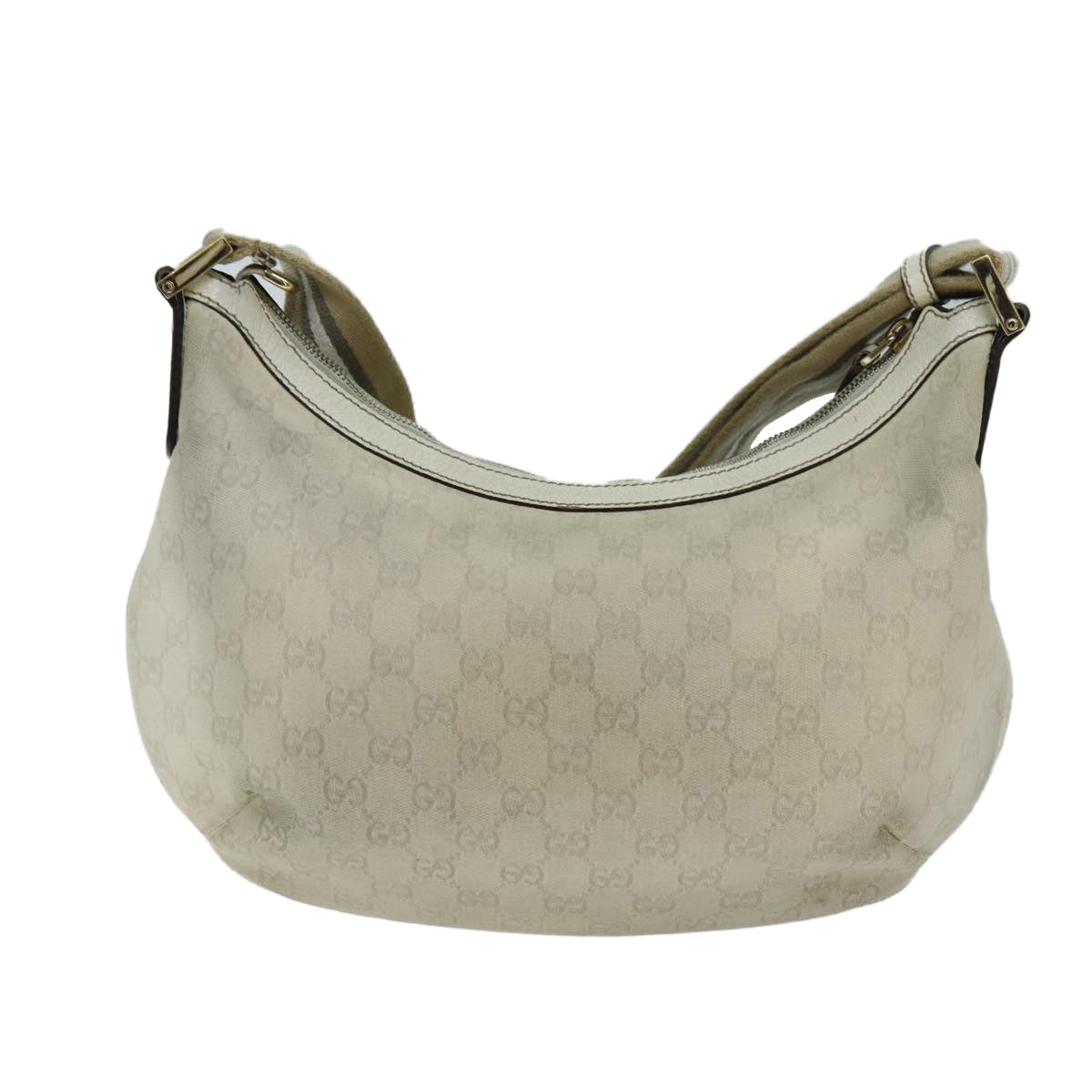 Gucci Sherry Beige Canvas Shoulder Bag