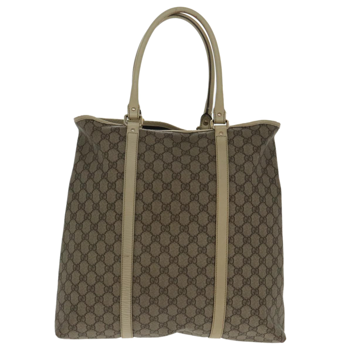 Gucci Beige Canvas Tote Bag