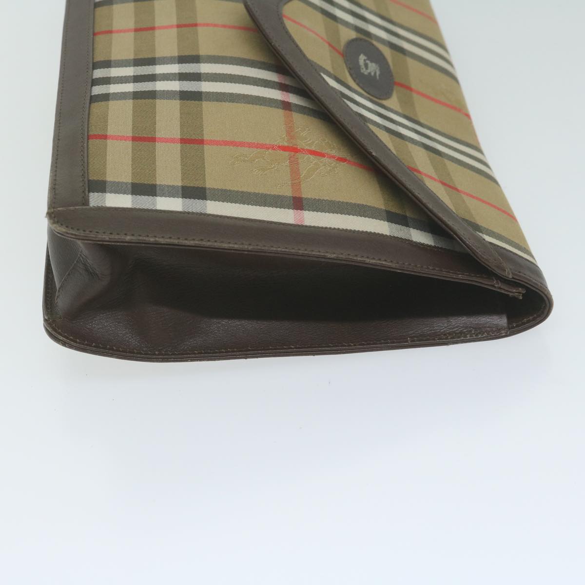 BURBERRY Nova Check Clutch Bag