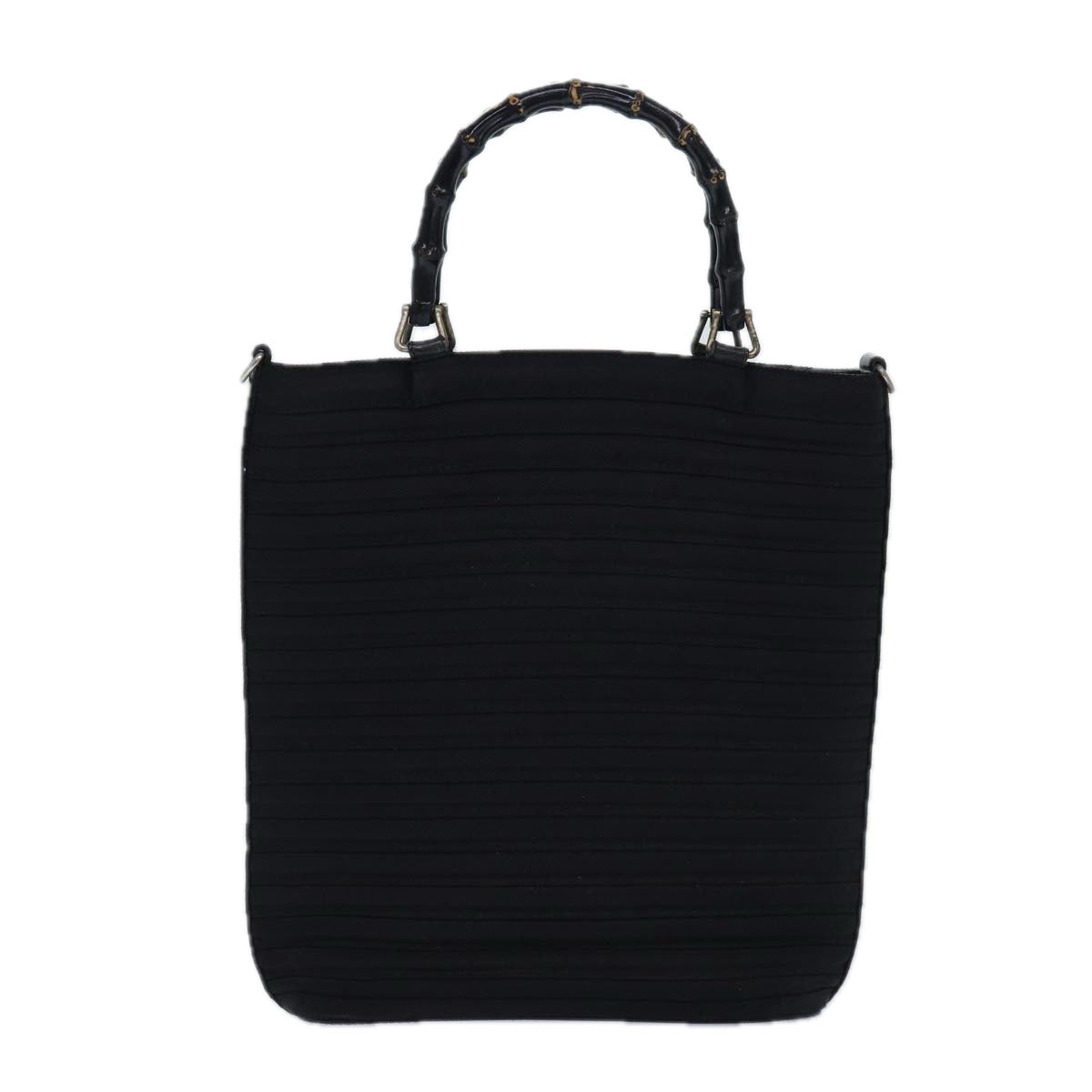 Gucci Bamboo Black Synthetic Handbag