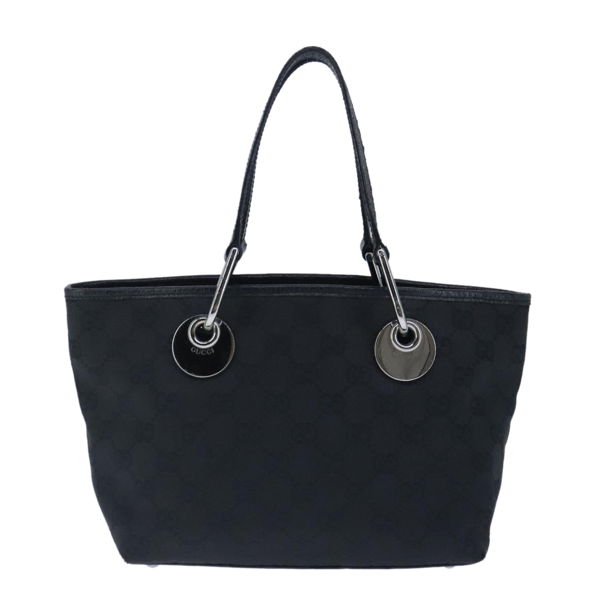 Gucci Black Canvas Tote Bag