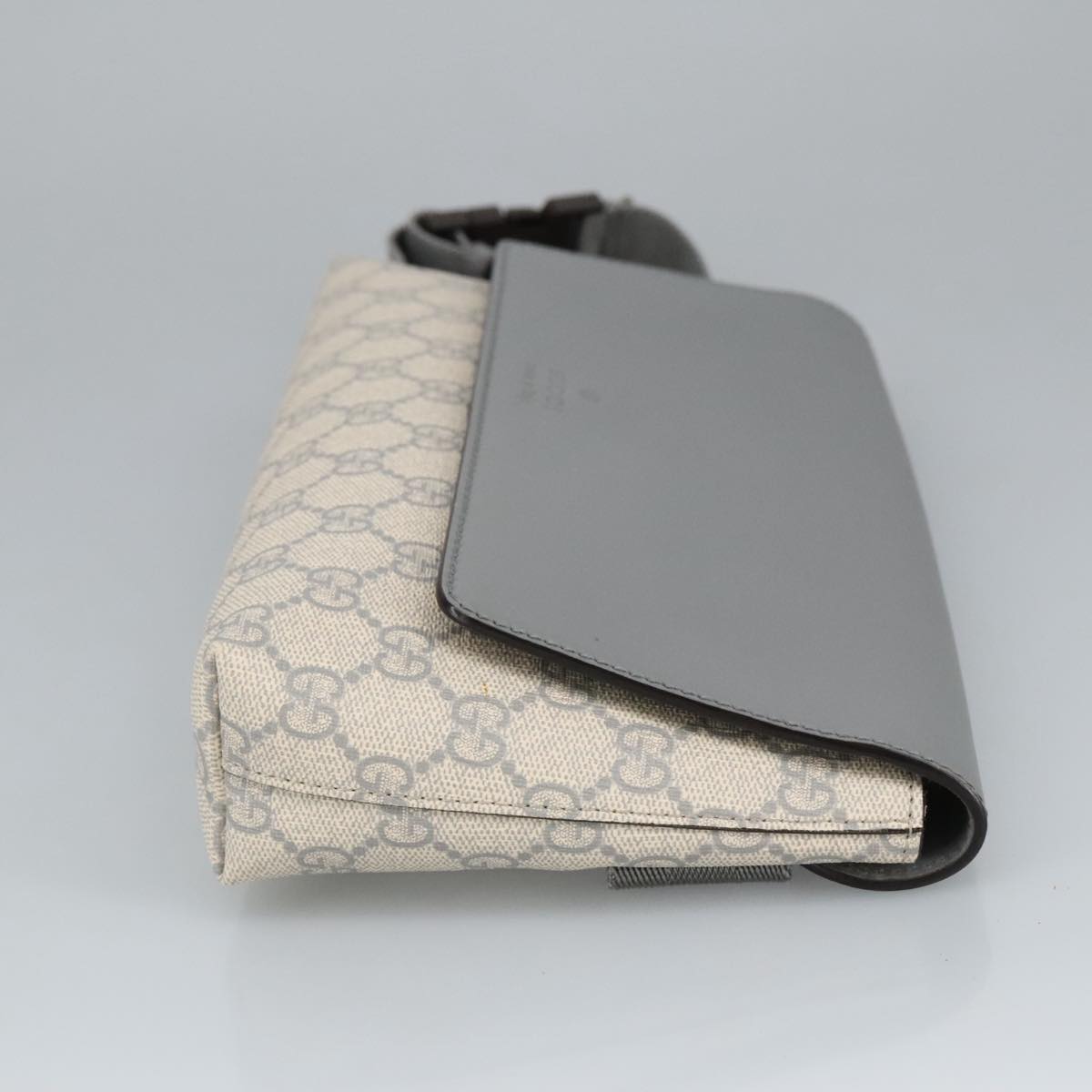 Gucci White Canvas Shoulder Bag