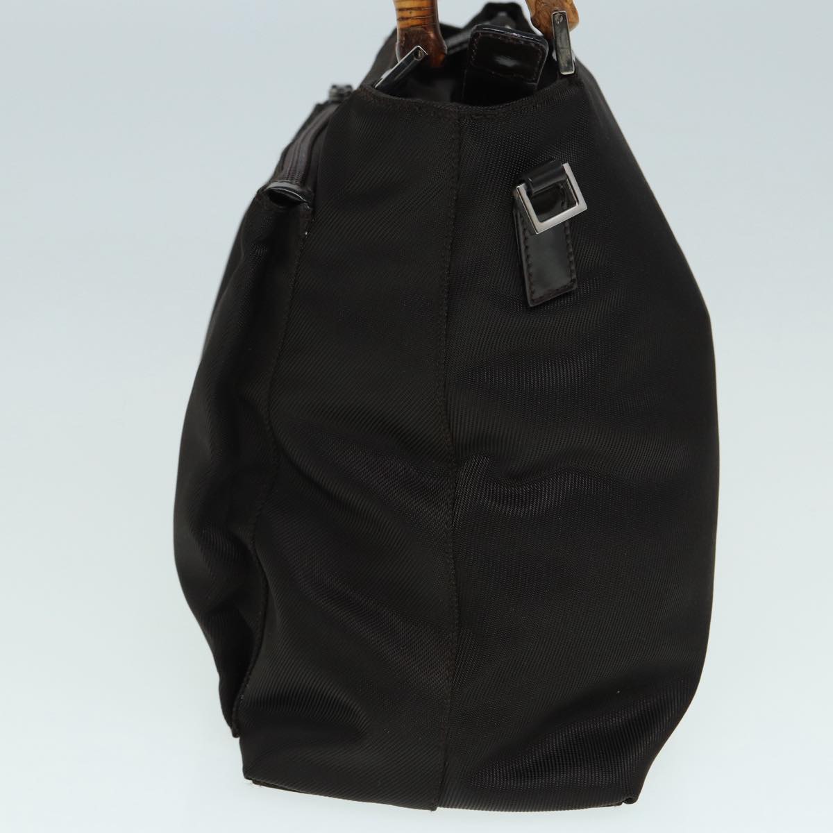 Gucci Bamboo Brown Synthetic Handbag