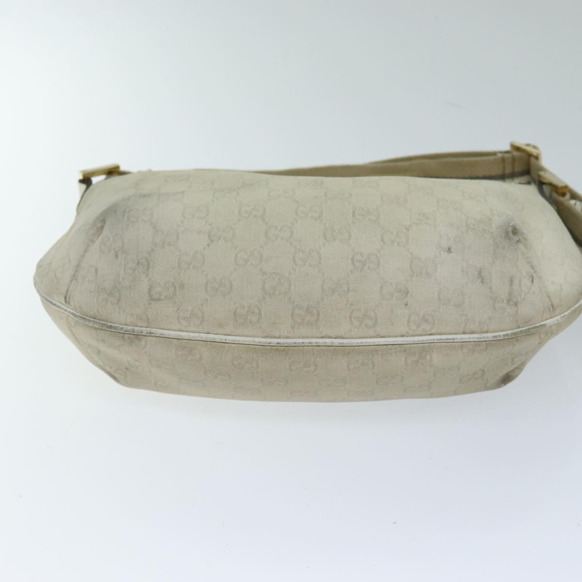 Gucci Sherry Beige Canvas Shoulder Bag