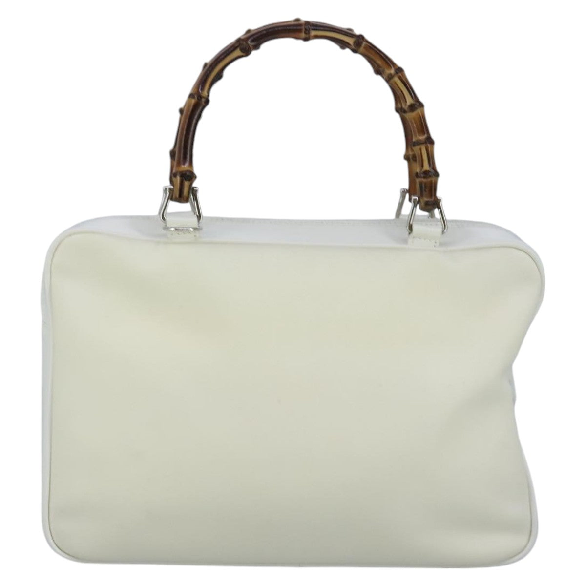 Gucci Bamboo Beige Synthetic Handbag