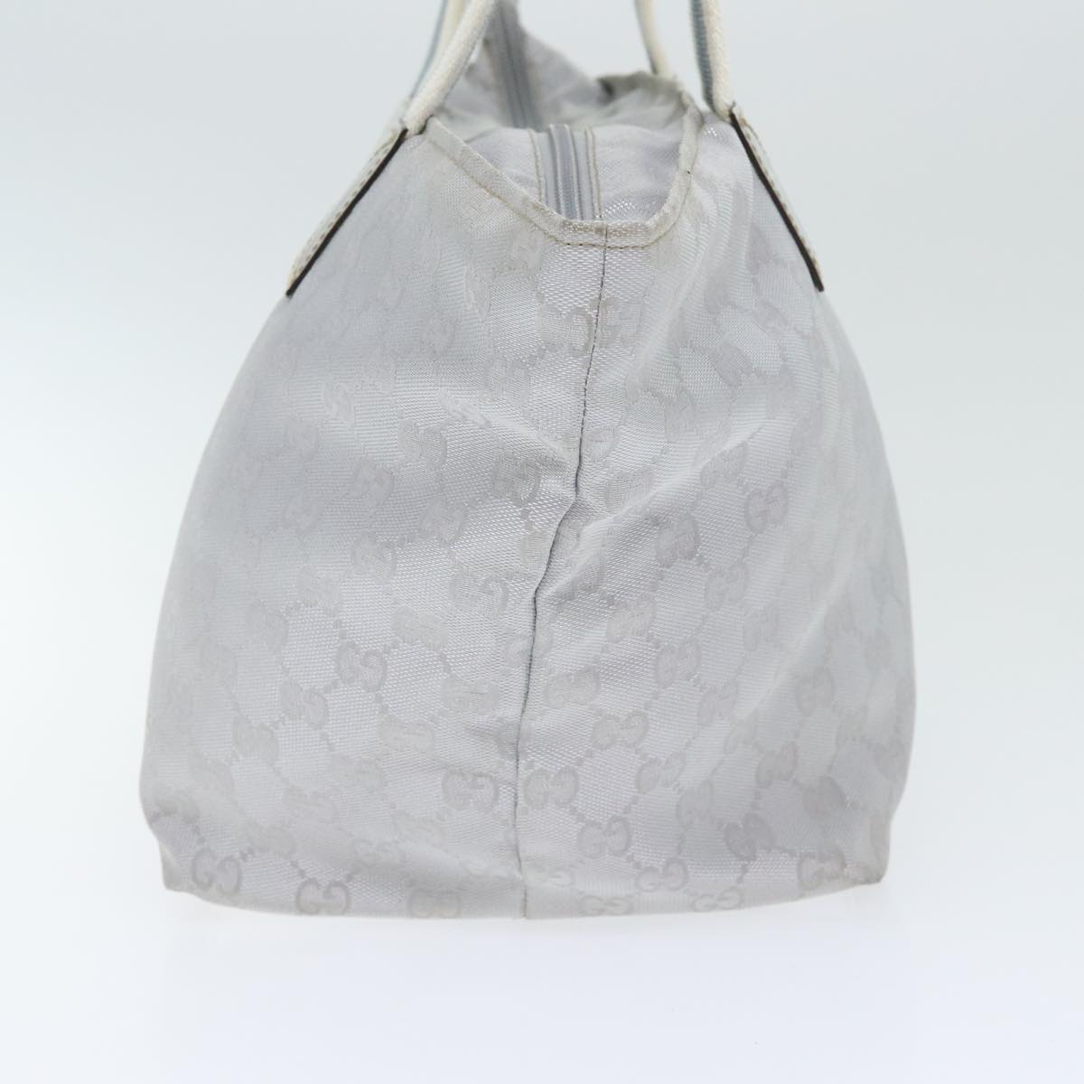 Gucci Web Grey Canvas Handbag