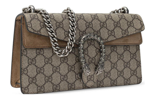 (WMNS) GUCCI GG Dionysus Small-Sized Single-Shoulder Bag Grey/Brown 499623-92TJN-8660